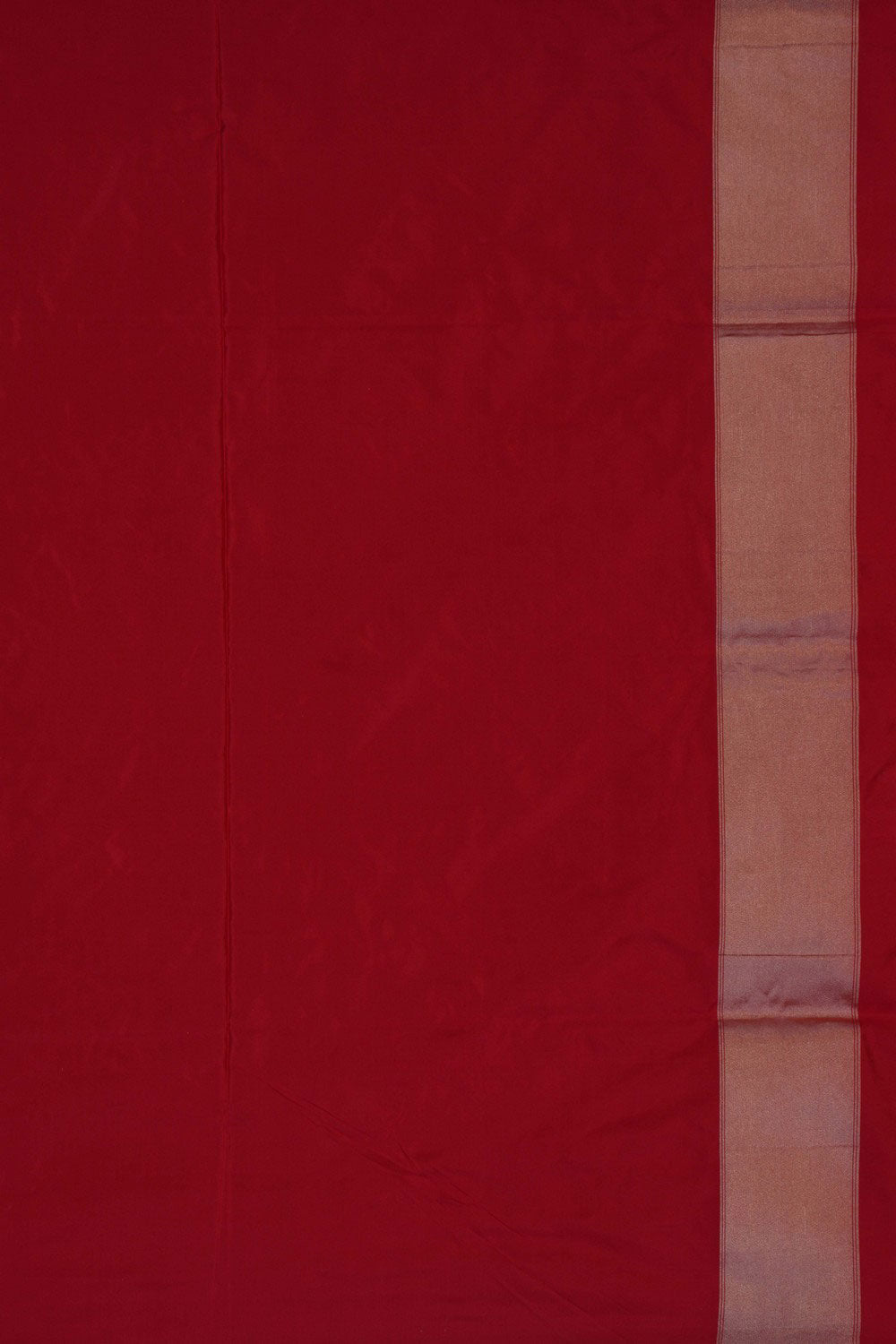 Image of Banarasi Katan Silk Red Saree